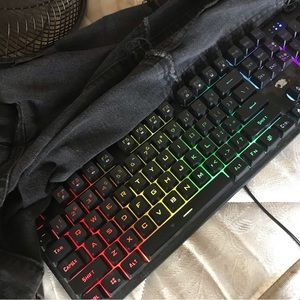 gaming keyboard and office keyboard